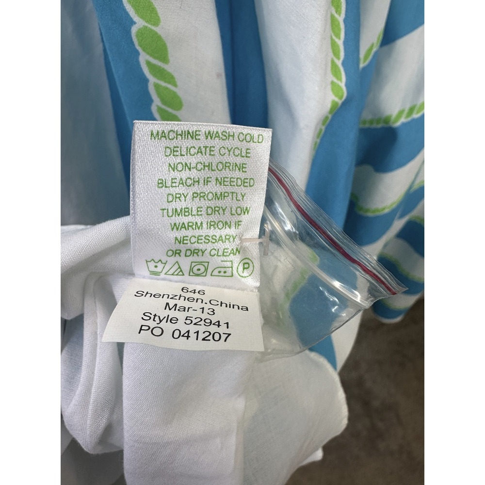 NEW Lilly Pulitzer Zo Dress Stripe Cotton Fit & Flare Size 10 Preppy Resortwear - Picture 8 of 13